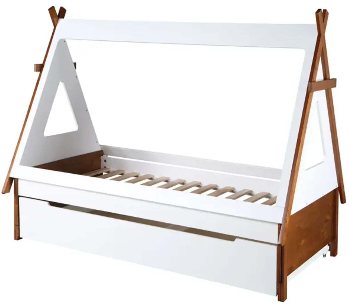 Loreen - Twin Bed - White