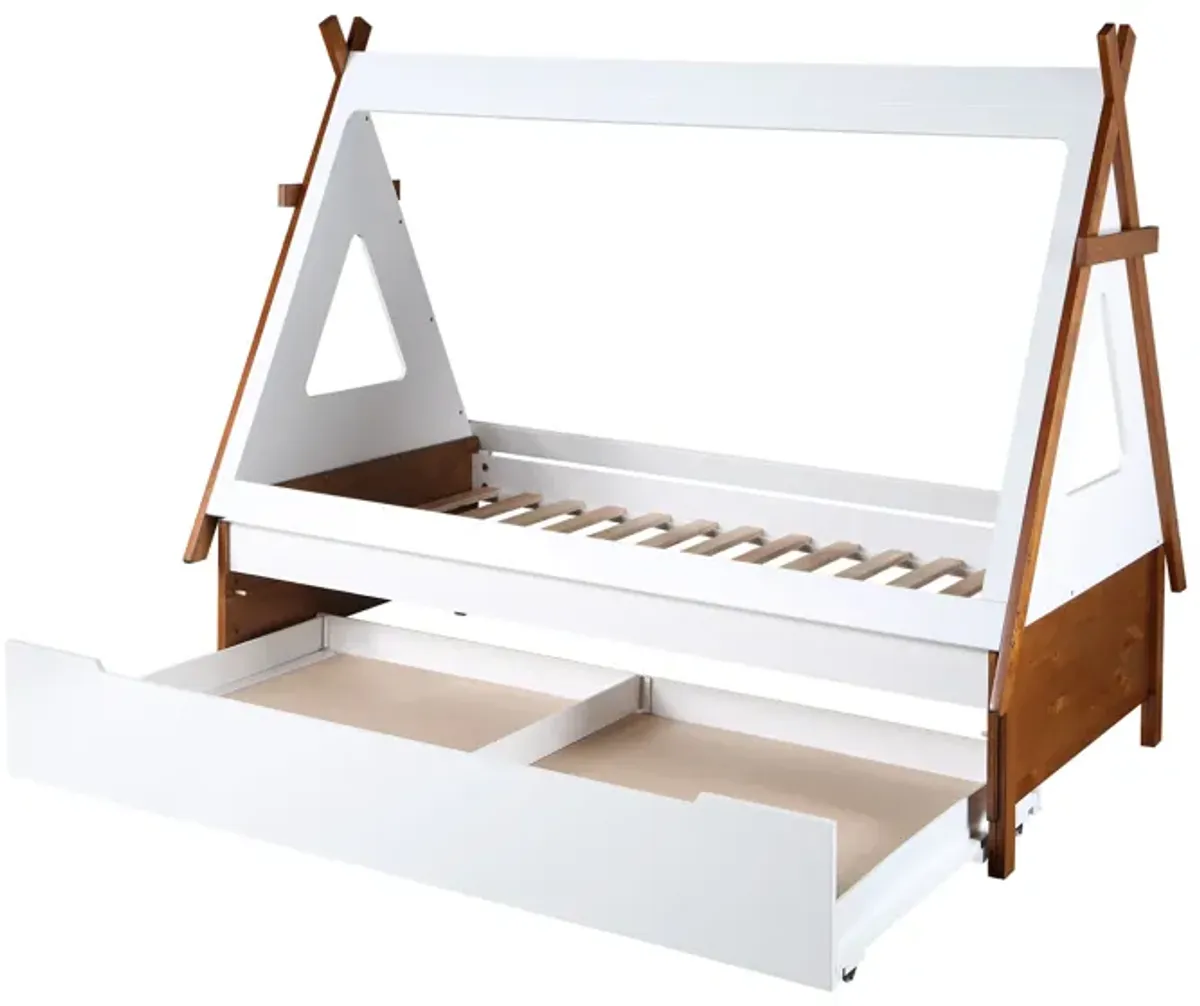 Loreen - Twin Bed - White