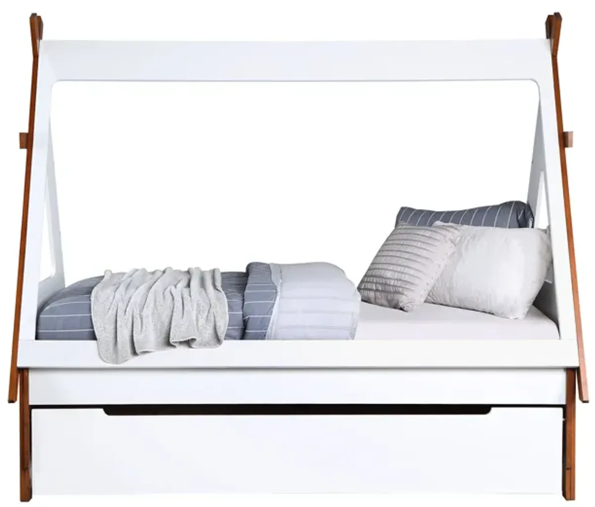 Loreen - Twin Bed - White