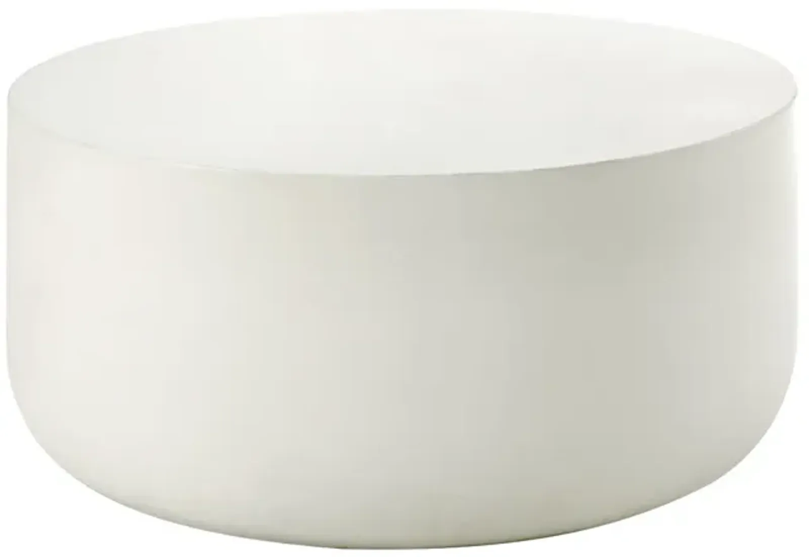 Dustan - Natural Coffee Table - White