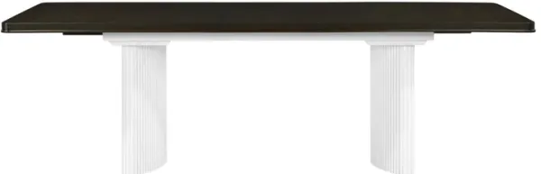 Carene - Dining Table (With Leaf) - Brown / White