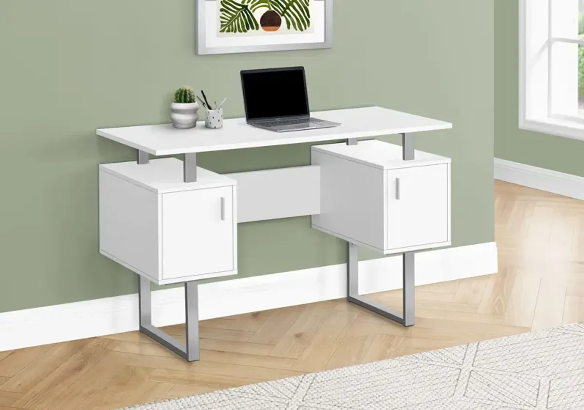 Computer Desk, Home Office, Laptop, Storage, Work, Contemporary, Modern