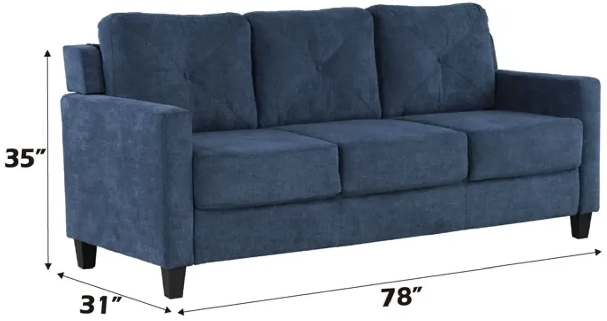 Horatio - Chenille 3 Seater Sofa