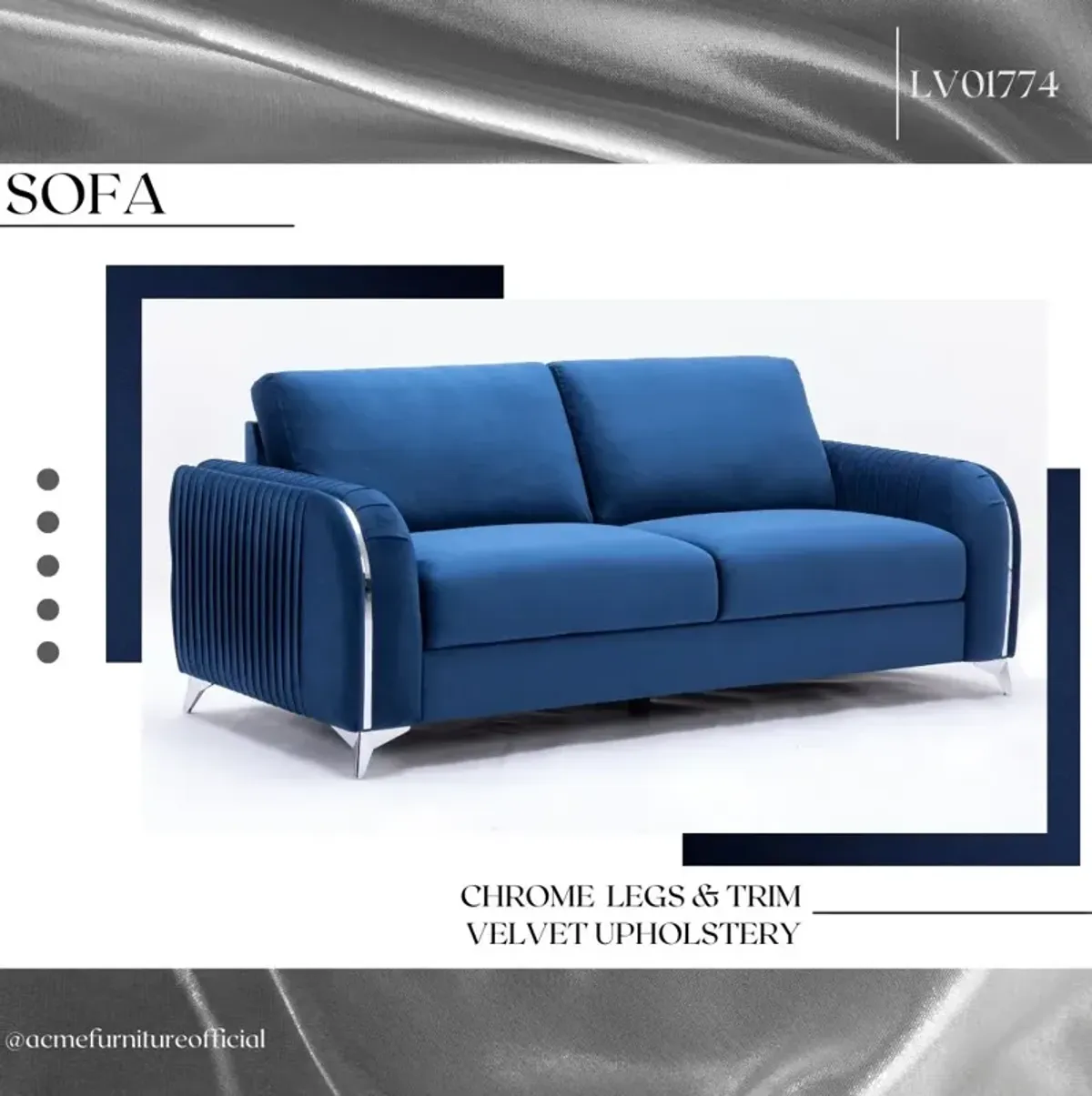 Wenona - Velvet Living Room Set