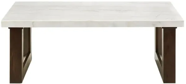 Edwyn - Natural Marble Top End Table