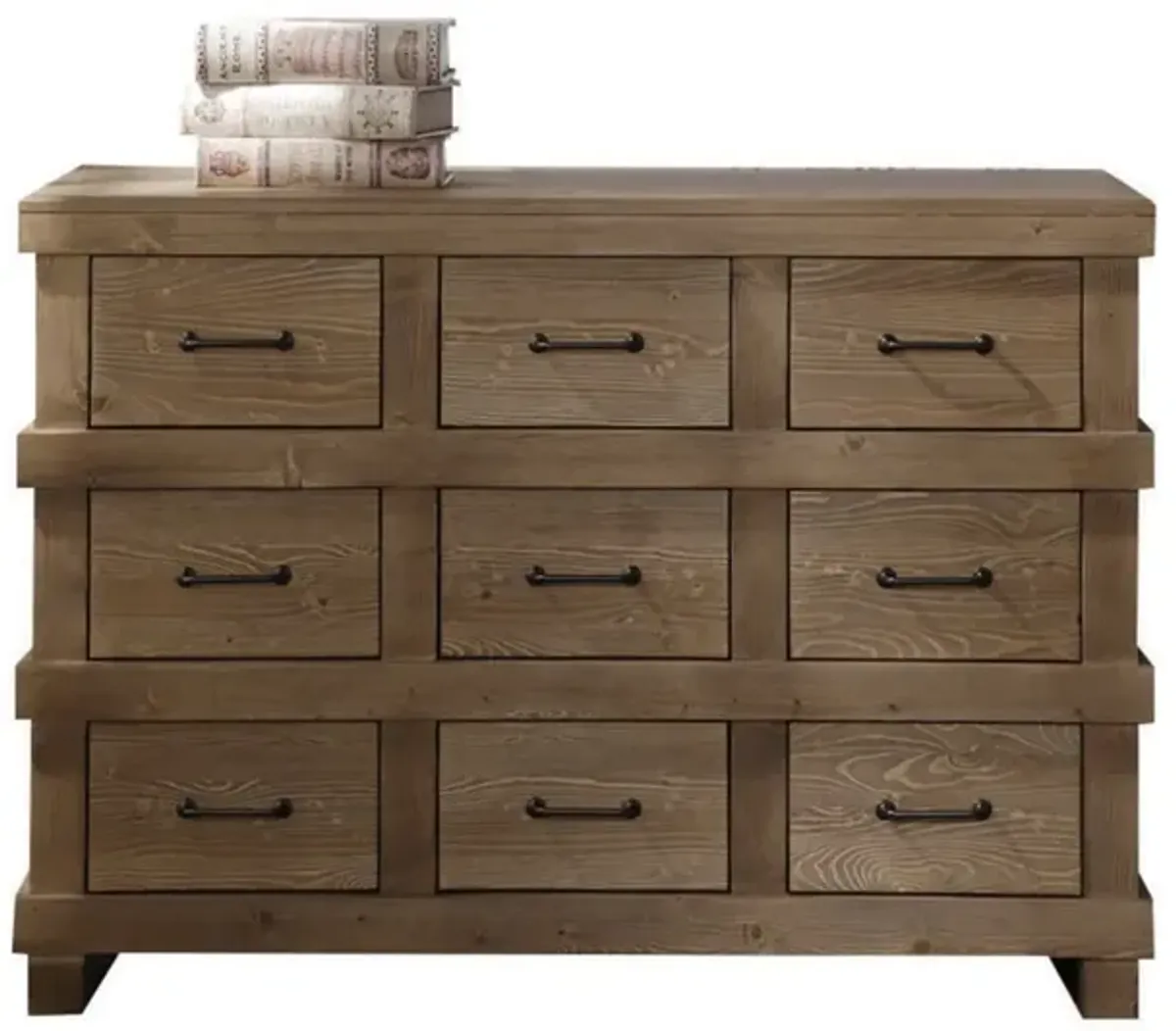 Adams - Anqtique Dresser - Brown Oak