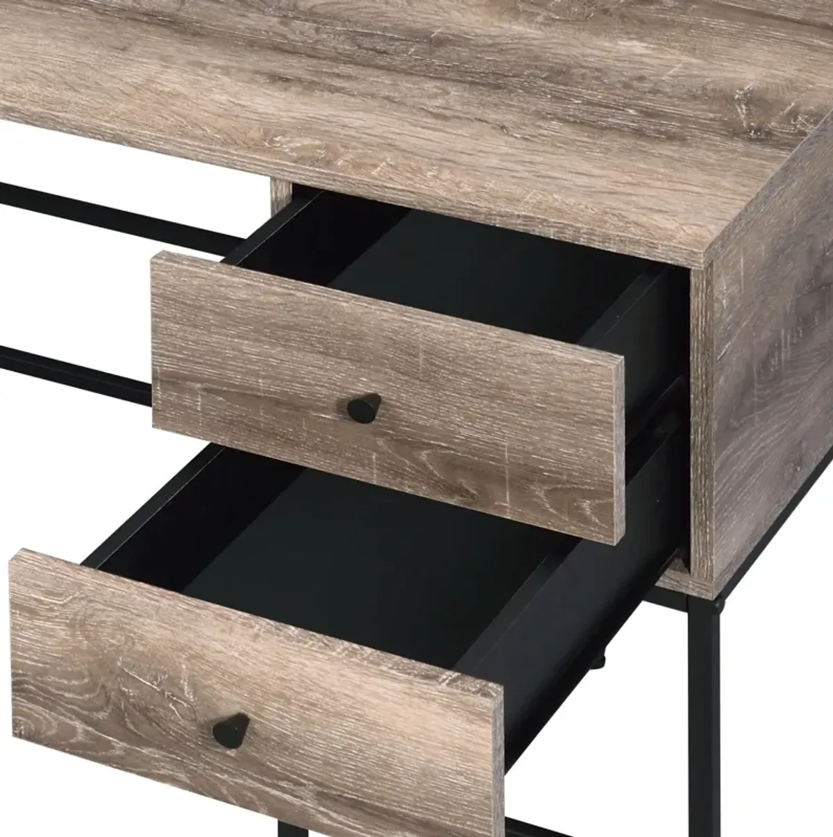 Desirre - Wirting Desk With USB Port - Oak