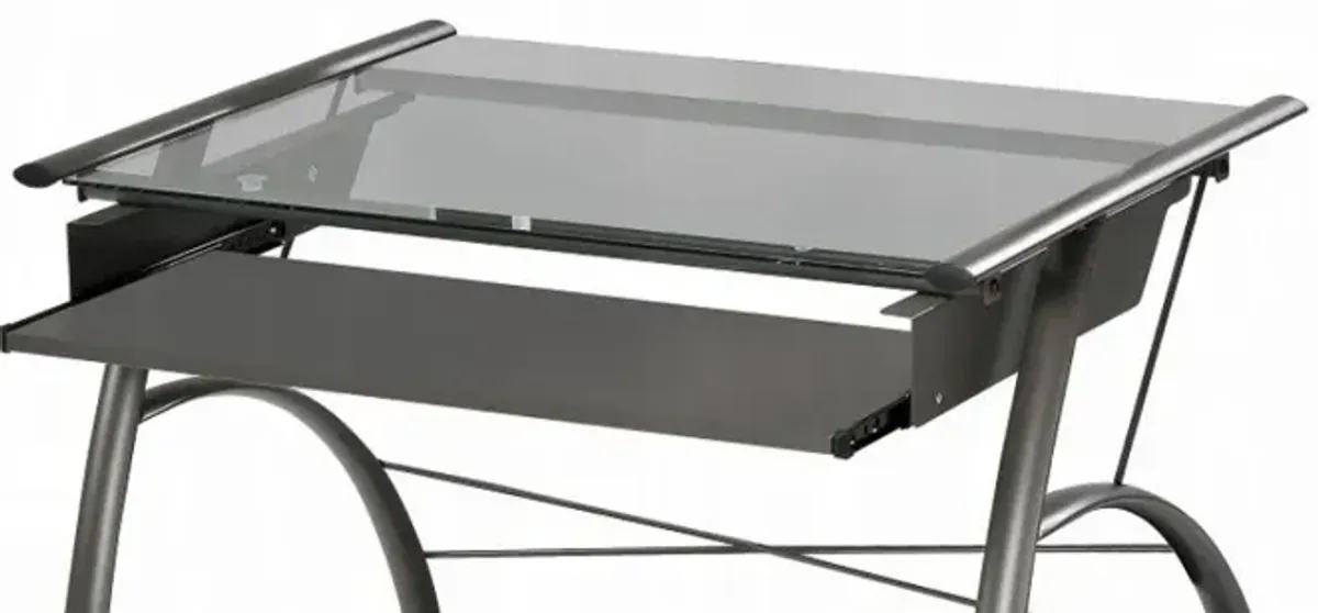 Vincent - Computer Desk - Pewter