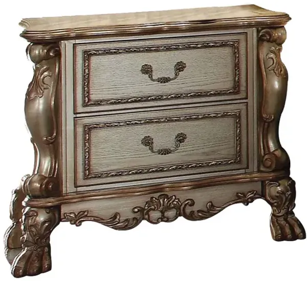 Dresden - Nightstand - Patina Bone Gold
