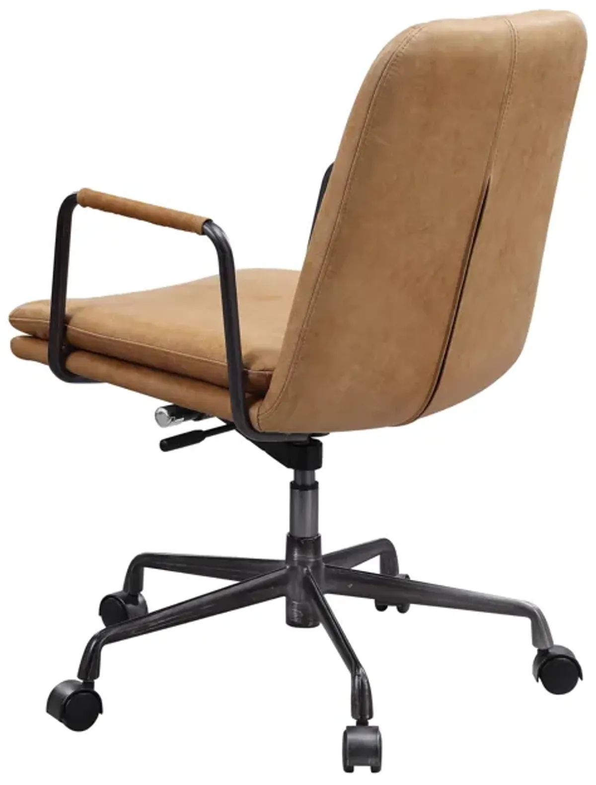 Eclarn - Top Grain Leather Office Chair - Brown