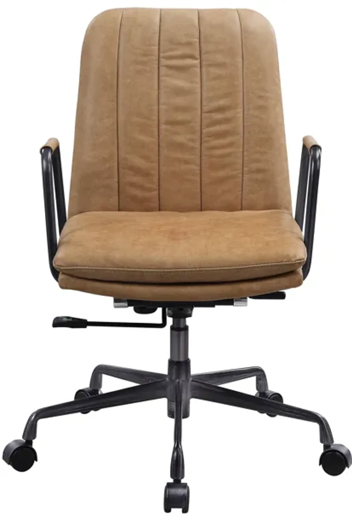 Eclarn - Top Grain Leather Office Chair - Brown