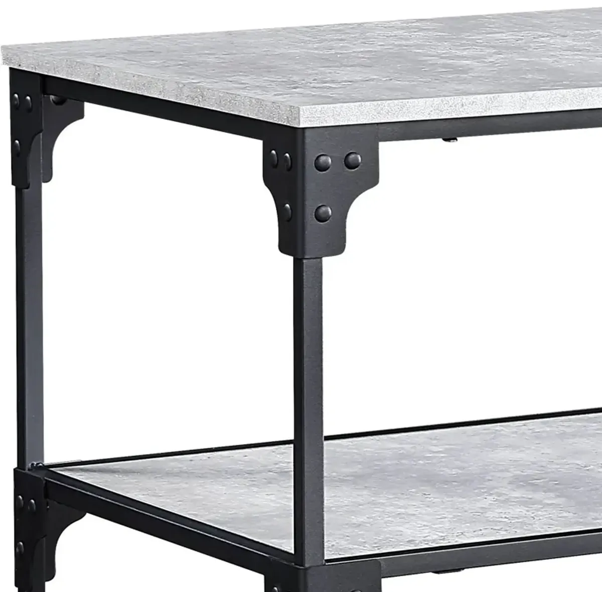 Jakob - Concrete Kitchen Island - Black