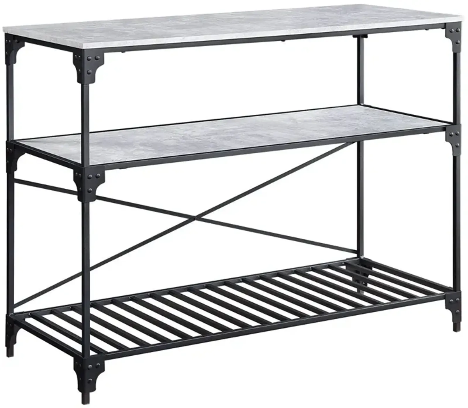 Jakob - Concrete Kitchen Island - Black