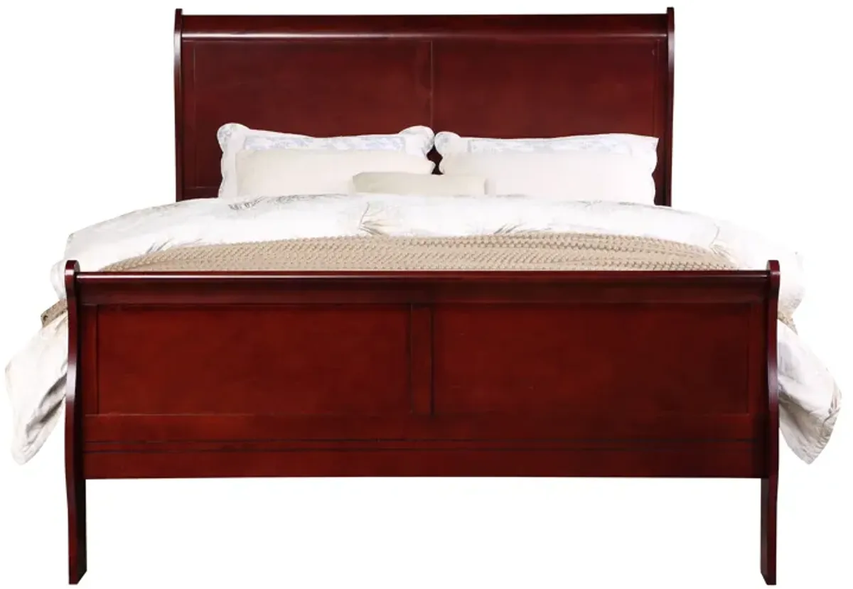 Louis Philippe - Sleigh Style Bed