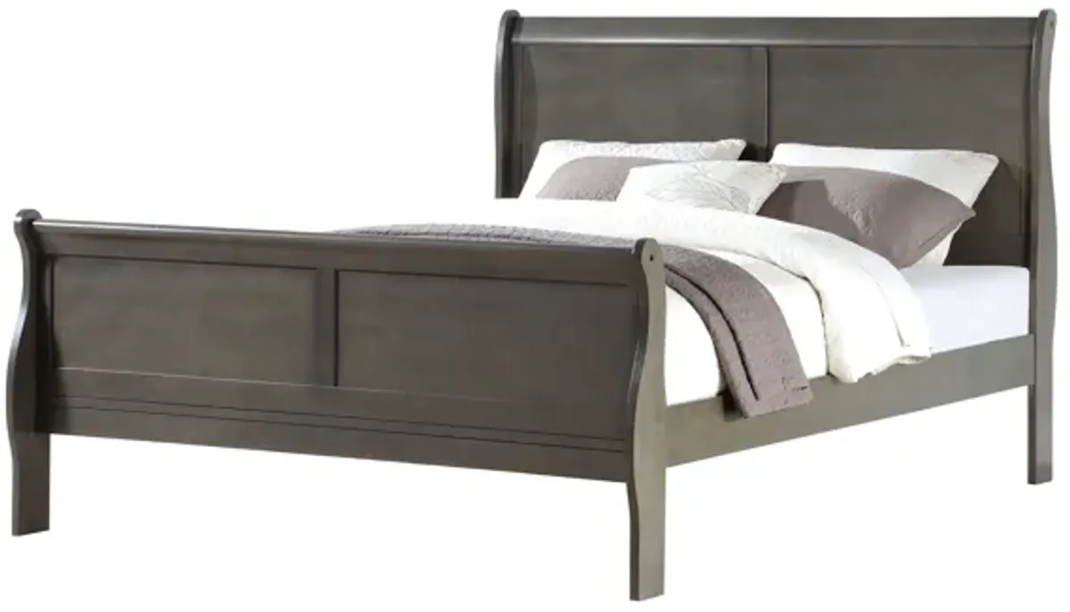 Louis Philippe - Sleigh Style Bed