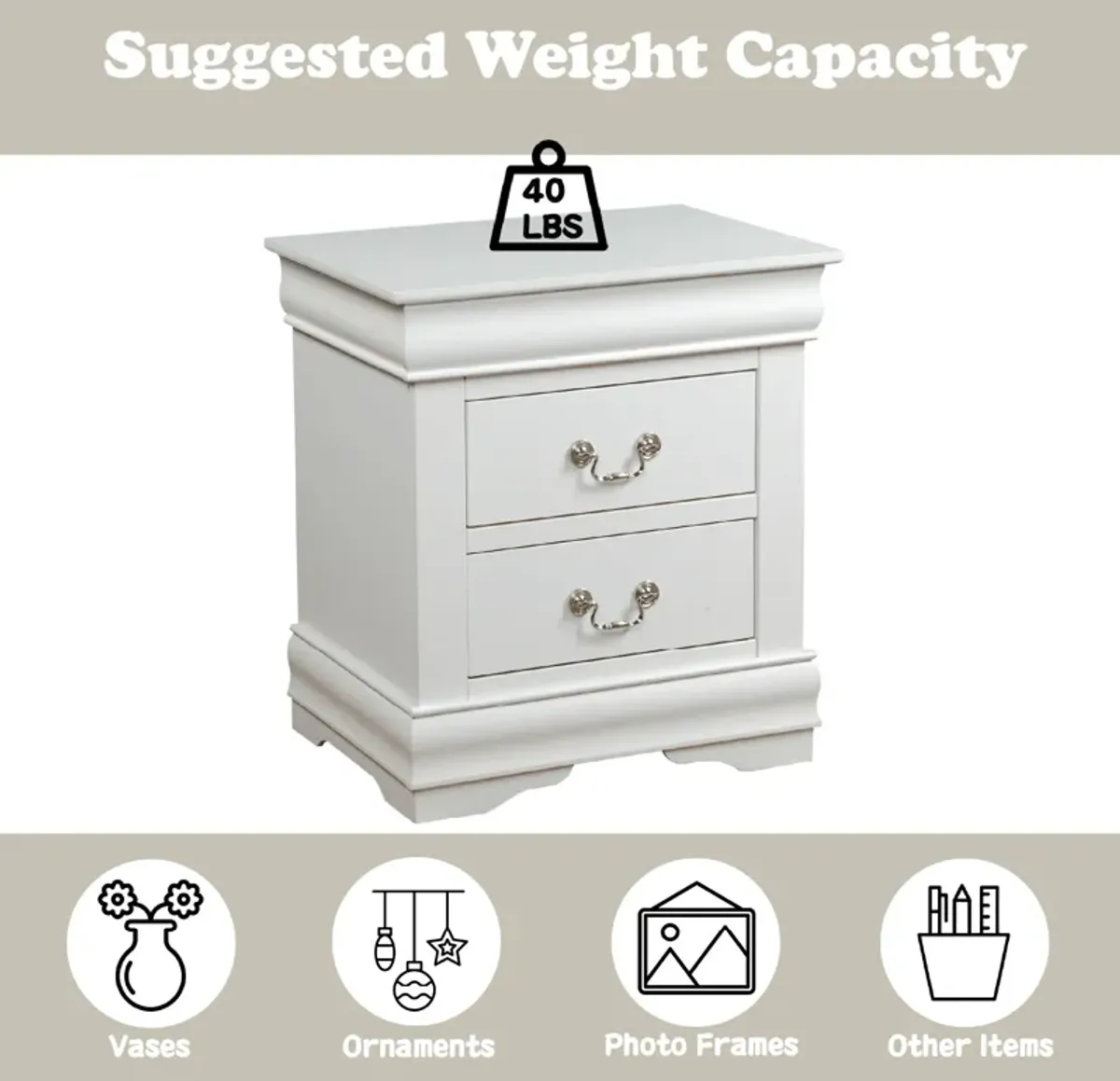 Louis Philippe - Accent Nightstand