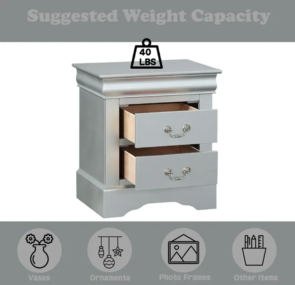 Louis Philippe - Accent Nightstand