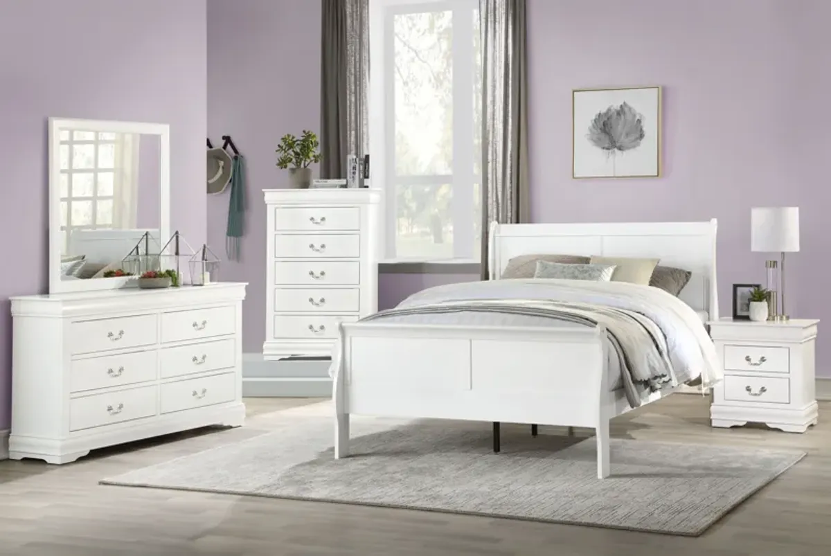 Louis Philippe - Sleigh Bedroom Set