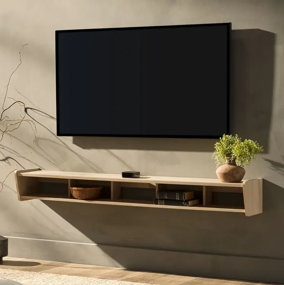 Modern Wall-Mounted Floating TV Stand