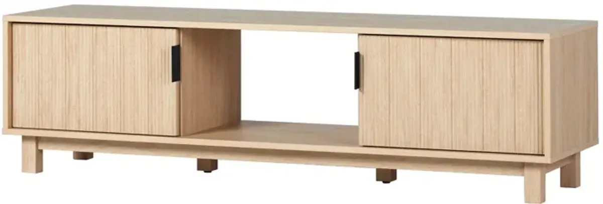 Modern Fluted Door Minimalist TV Stand