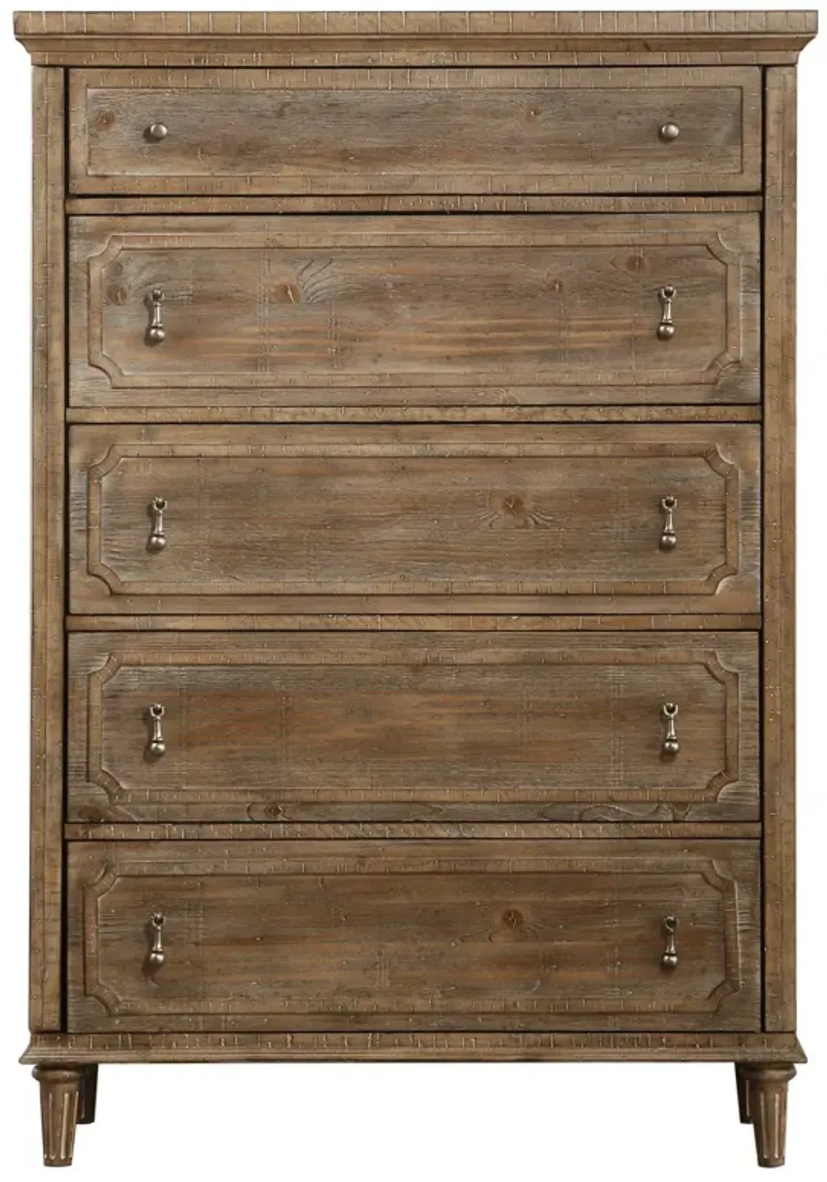 Ludin - 5 Drawer Chest - Taupe