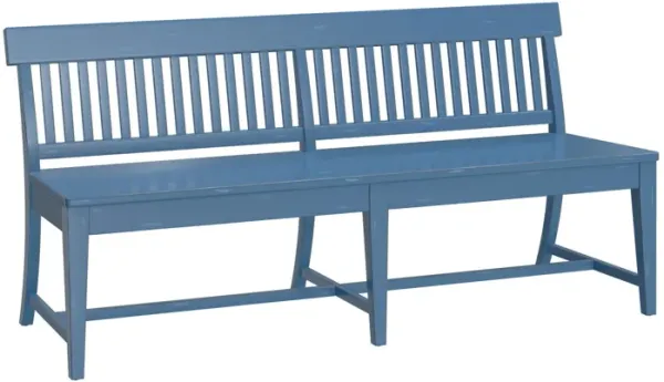 Haidel - Dining Bench - Blue