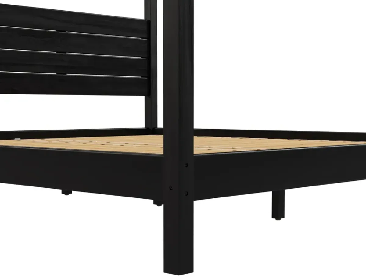 Canopy Bed Frame Modern Minimalist Boho