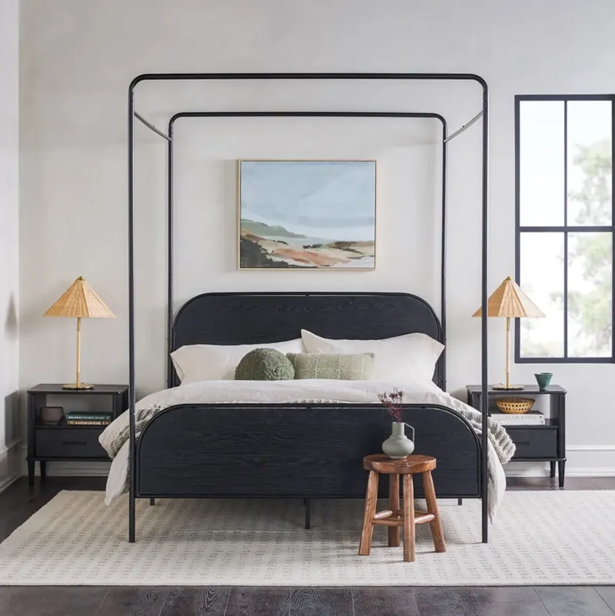 Modern Canopy Bed Frame