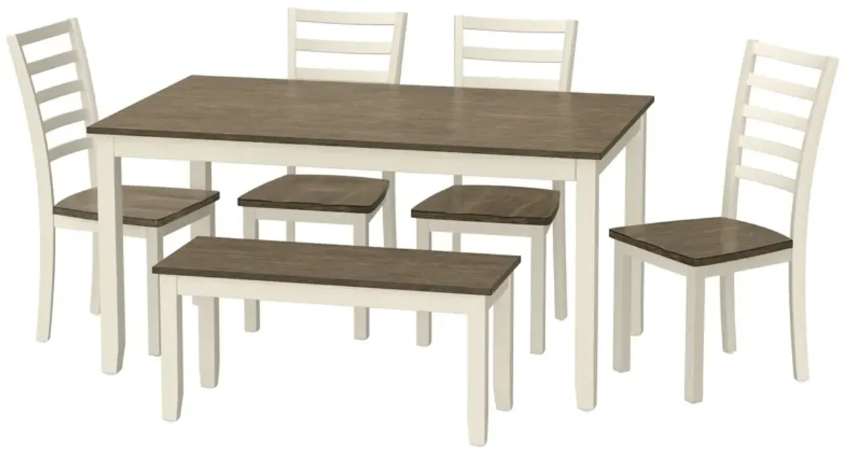 Radiant - 6 Piece Dining Table Set