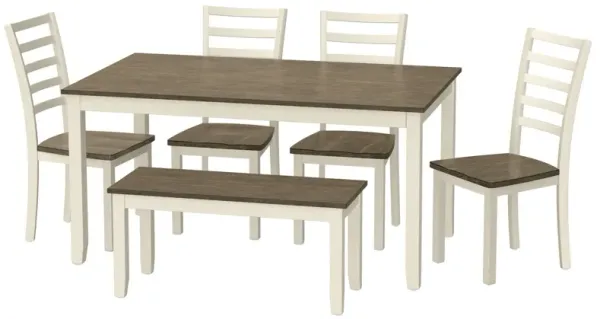 Radiant - 6 Piece Dining Table Set