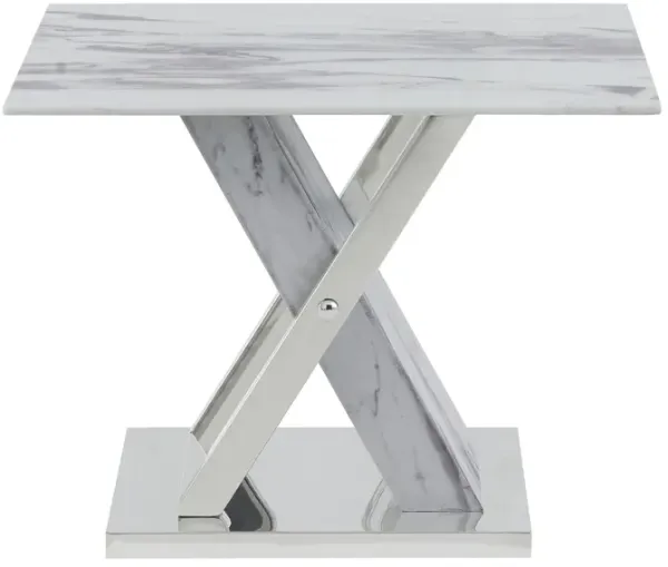 Rubble - End Table - Marble