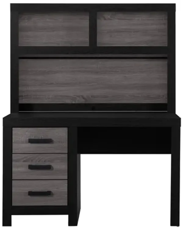 Soluto - Desk - Gray / Black
