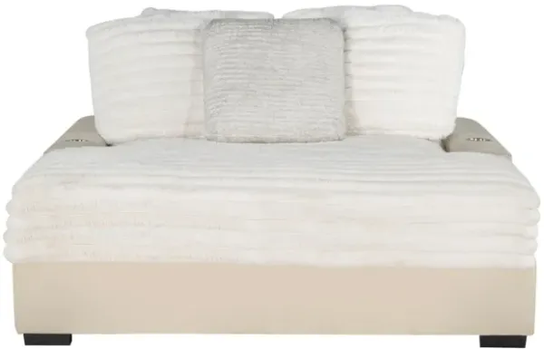 Shine - Lounger Sofa With USB - Beige