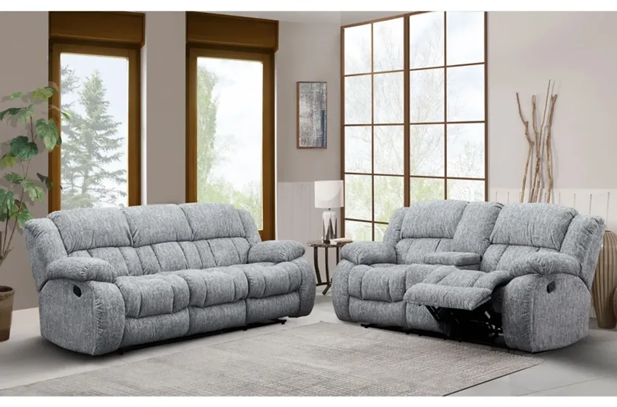 Stonic - Reclining Sofa And Loveseat - Gray