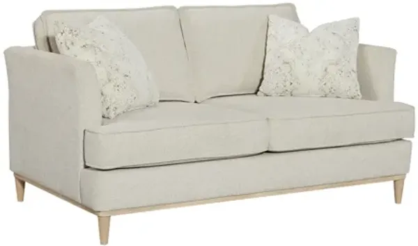 Loveseat With 2 Reversable Cushions And 2 Pillows - Off White