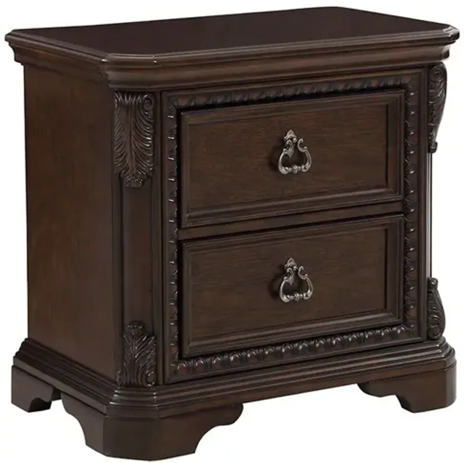 2 Drawer Nightstand - Mahogany