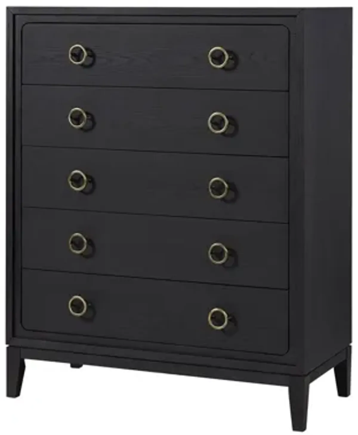 Peppercorn - 5 Drawer Chest - Black