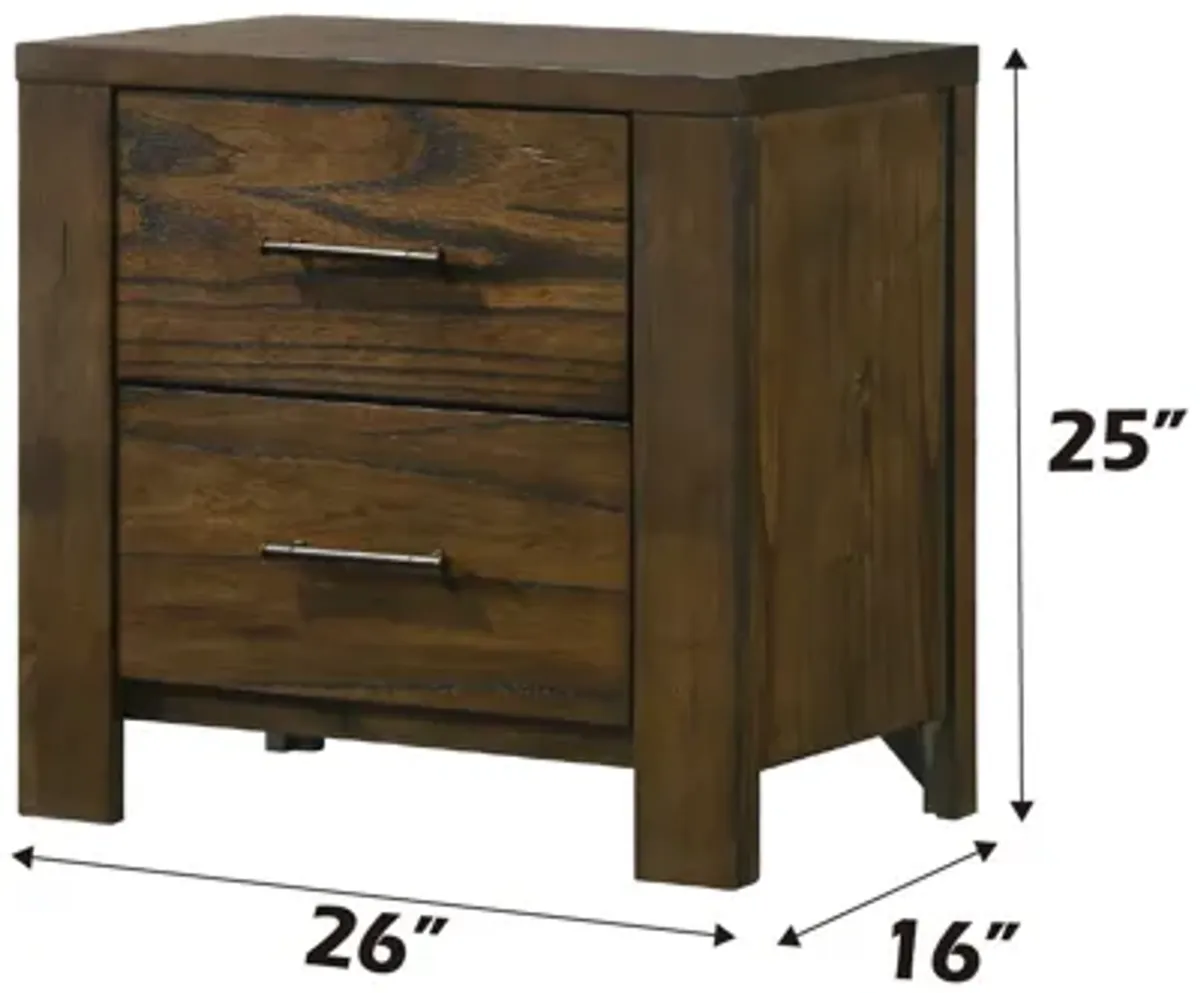 Merrilee - Nightstand - Oak