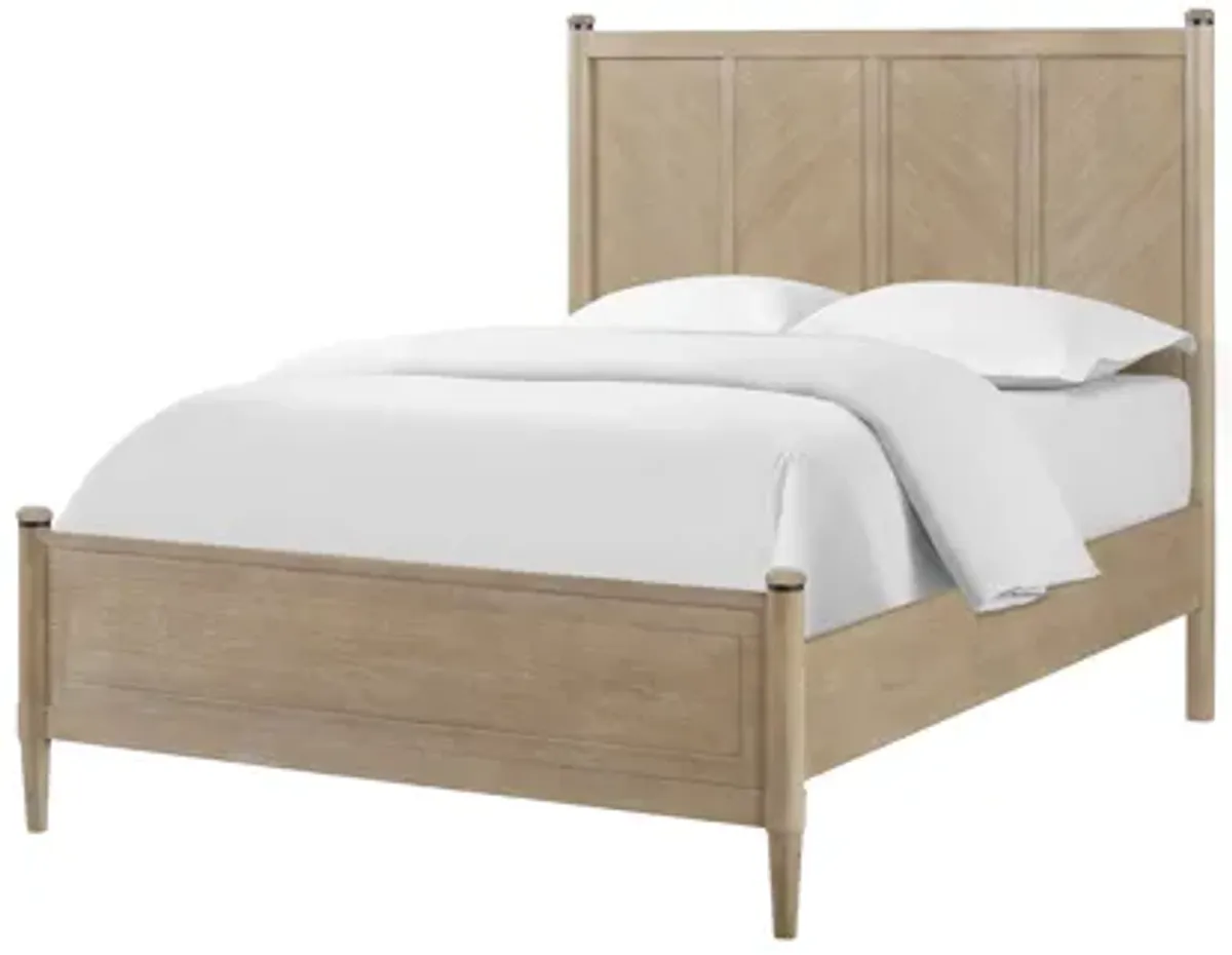 Transitional Style Lo-Post Bed