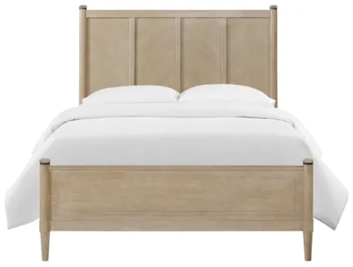 Transitional Style Lo-Post Bed