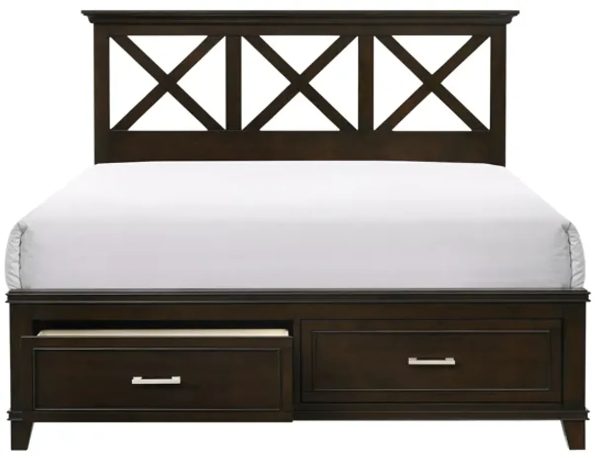 X Ample Storage Bed