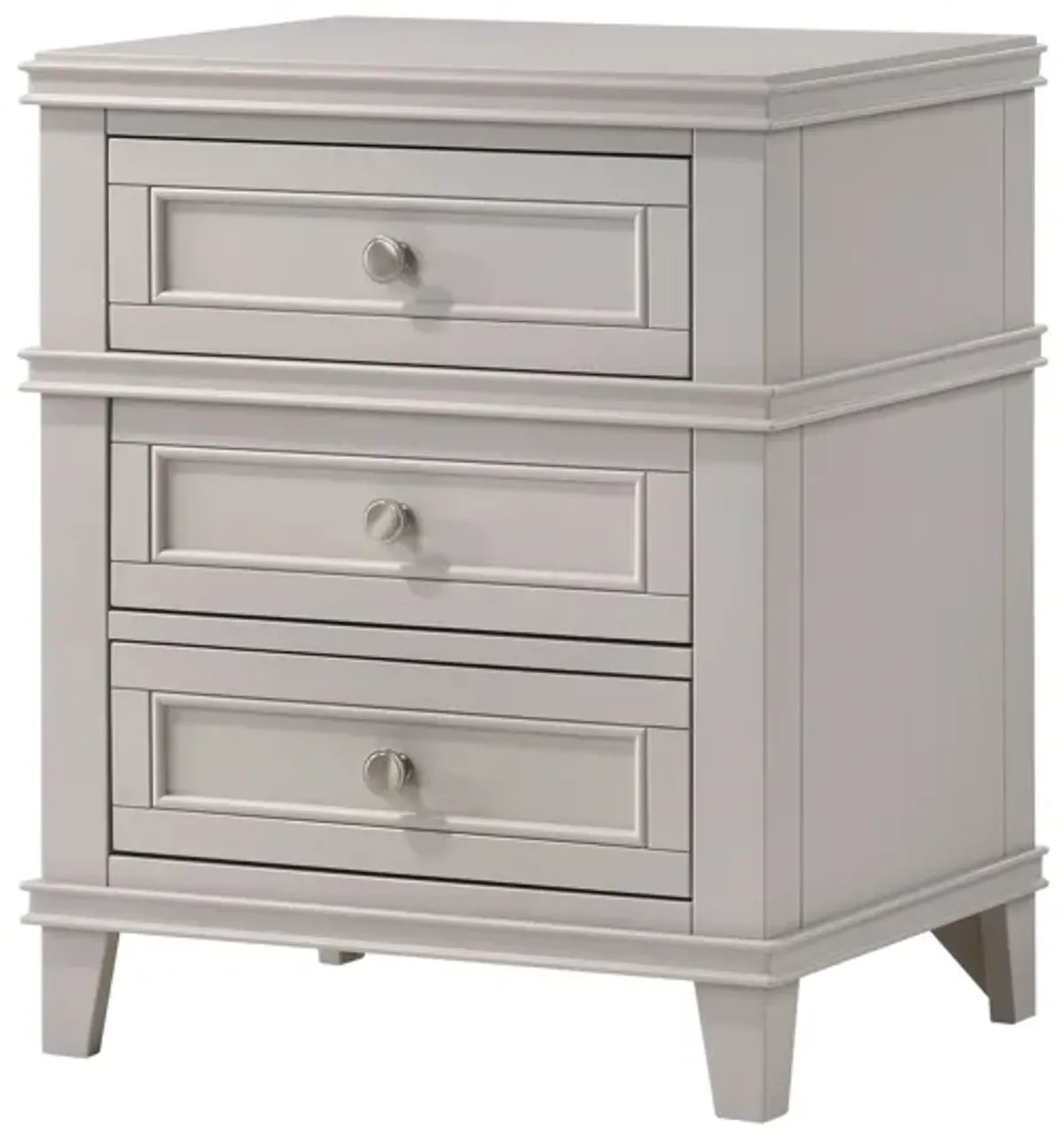 3 Drawer Nightstand With USB