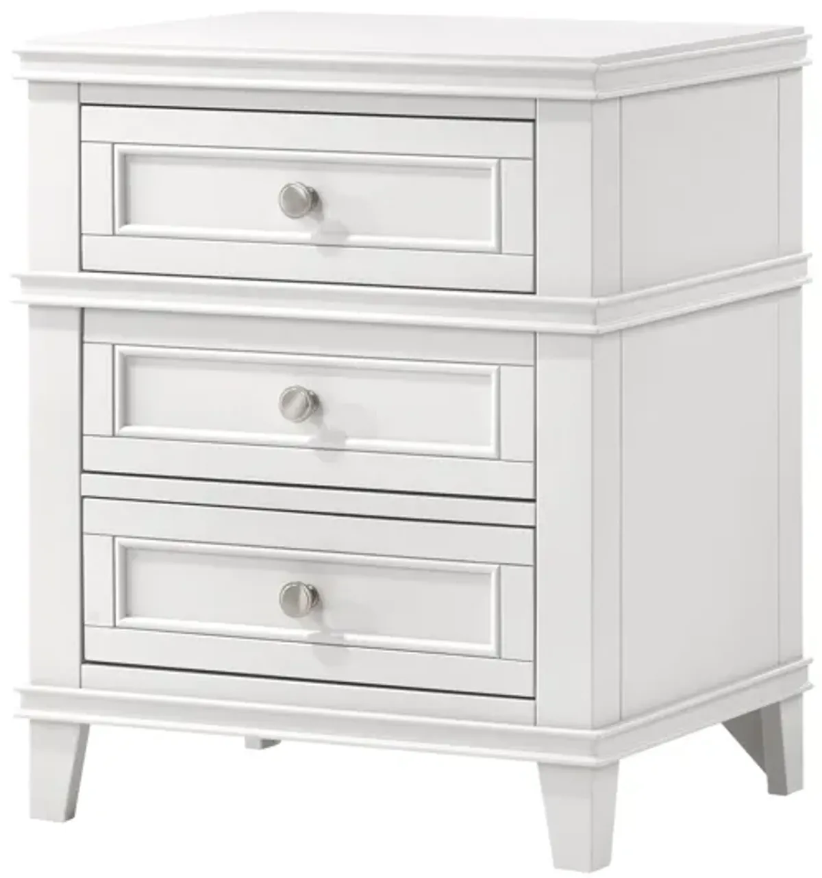 3 Drawer Nightstand With USB