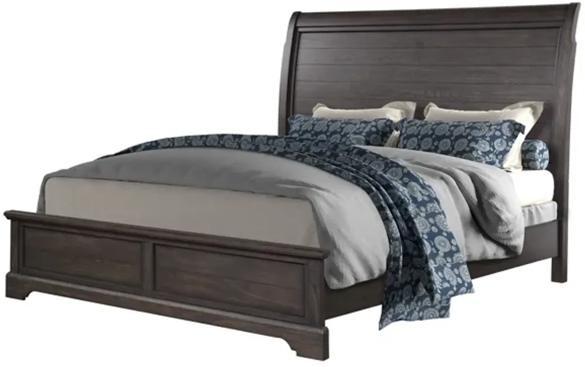 Crafted Sleigh Bed