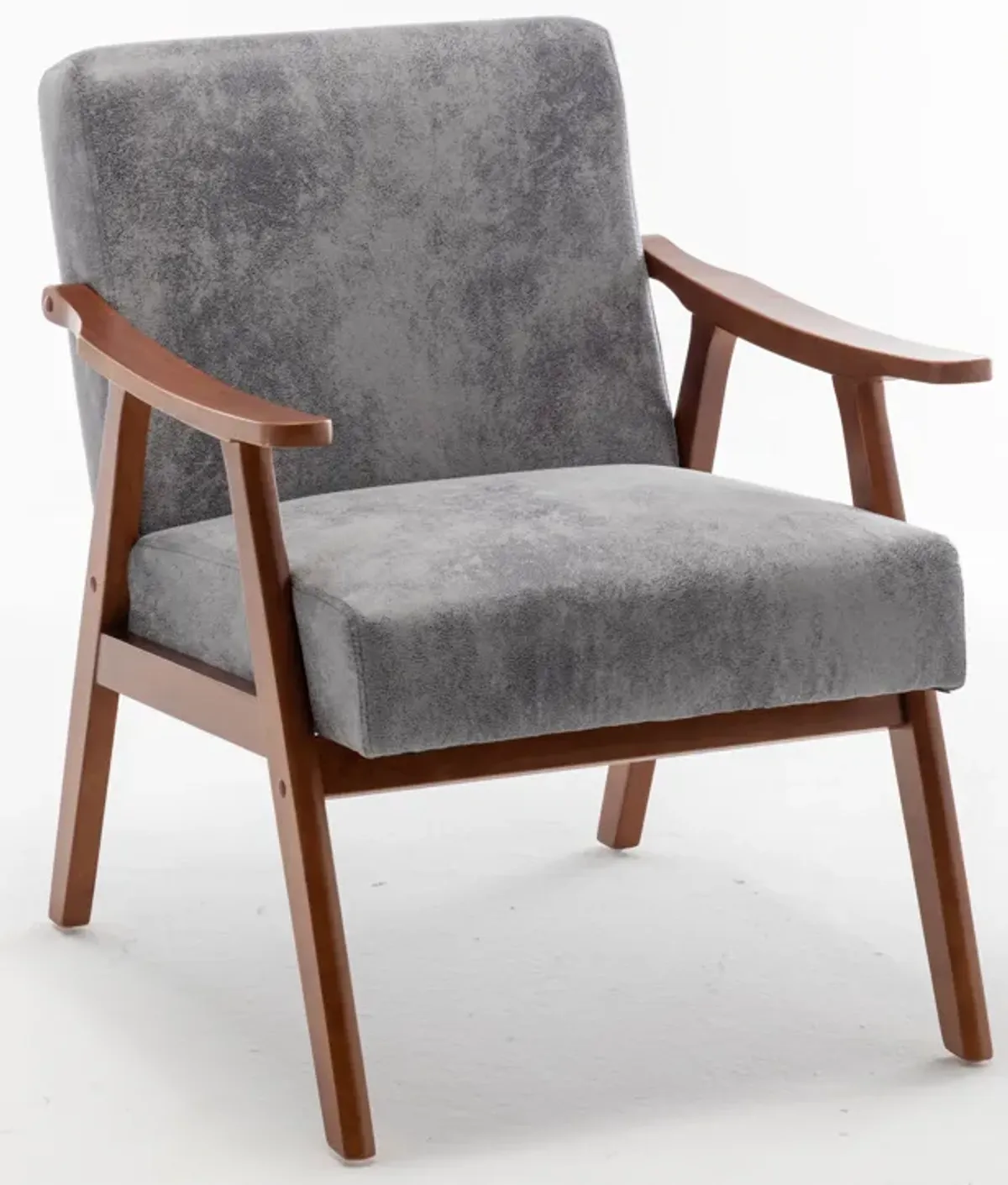 Accent Chair, Classic Mid Century Modern For Extra Seating