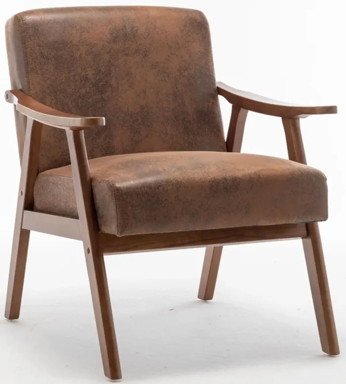 Accent Chair, Classic Mid Century Modern For Extra Seating