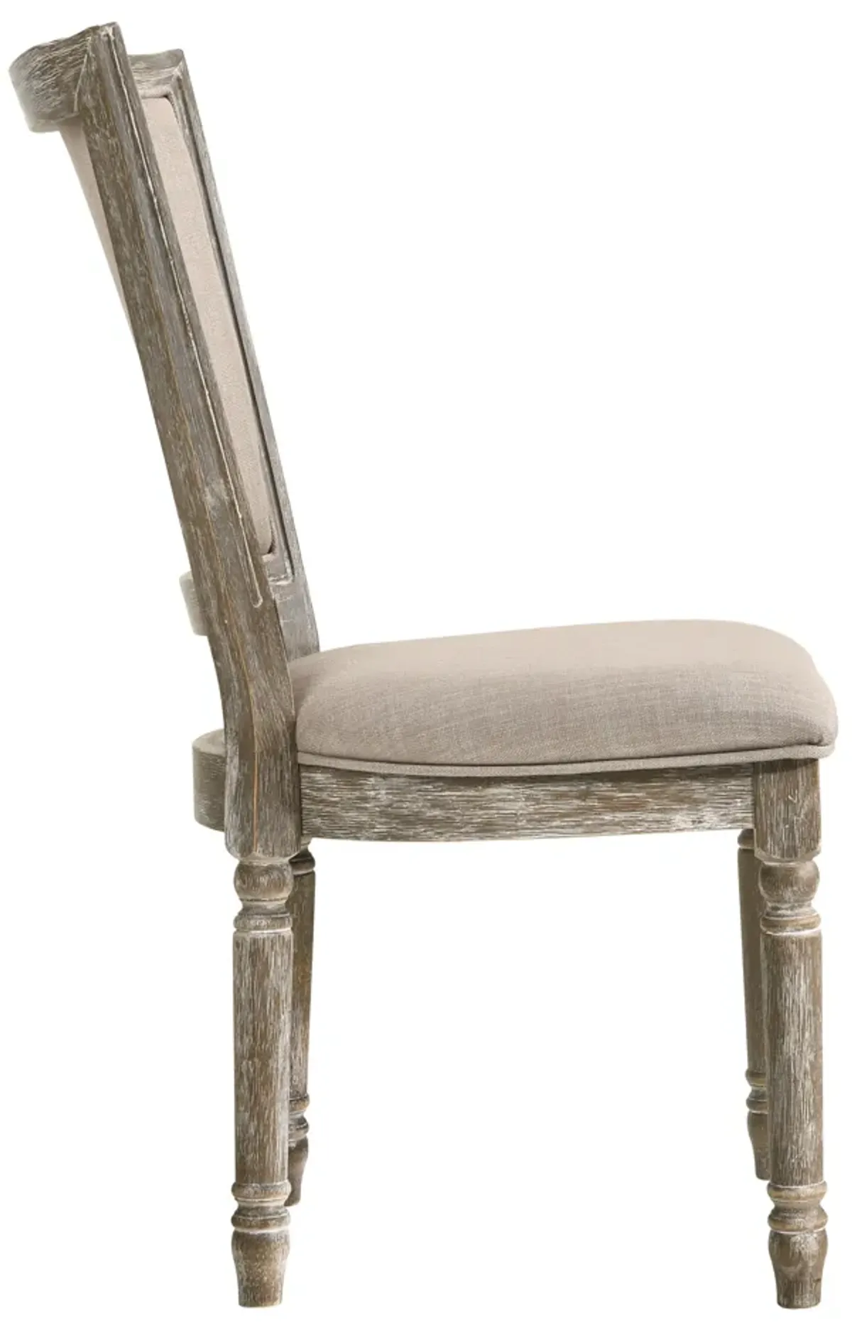 Gabrian - Two Tone, Reclaimed Side Chair (Set of 2) - Beige / Gray