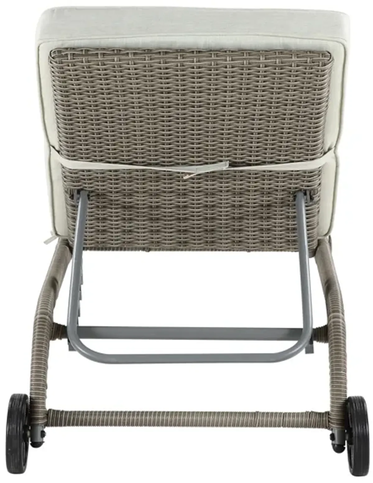 Salena - Patio Sun Lounge - Beige / Gray