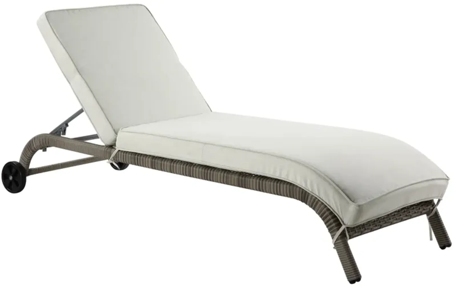 Salena - Patio Sun Lounge - Beige / Gray