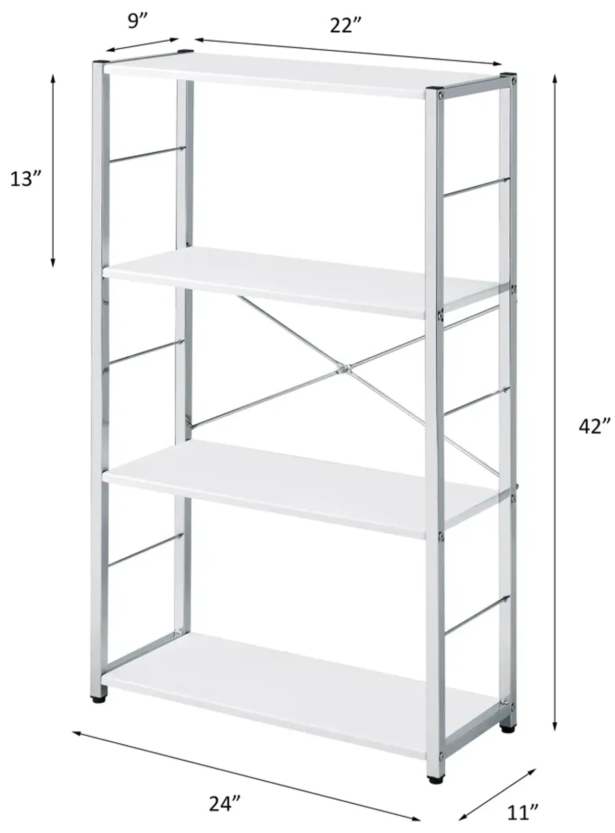 Tennos - Bookshelf - White